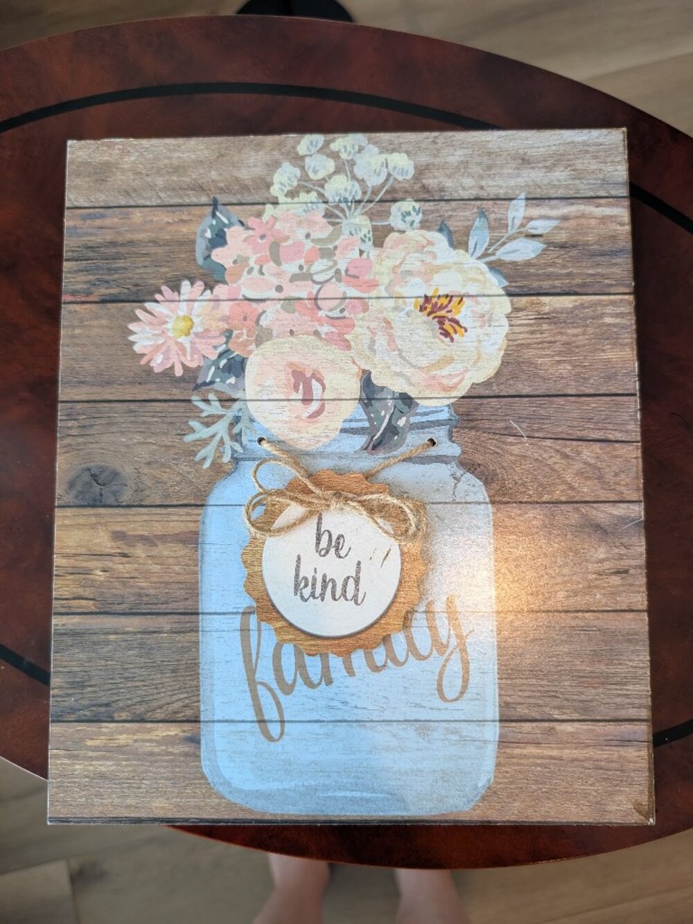 Family "Be Kind" wall art
